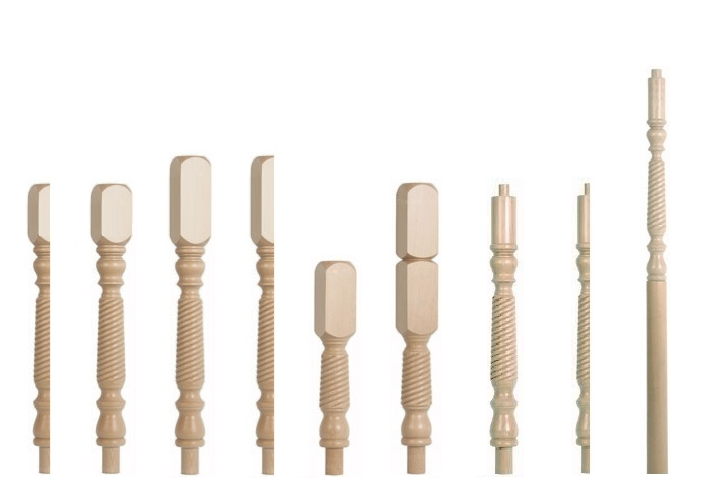 Hemlock Twist Newel Post